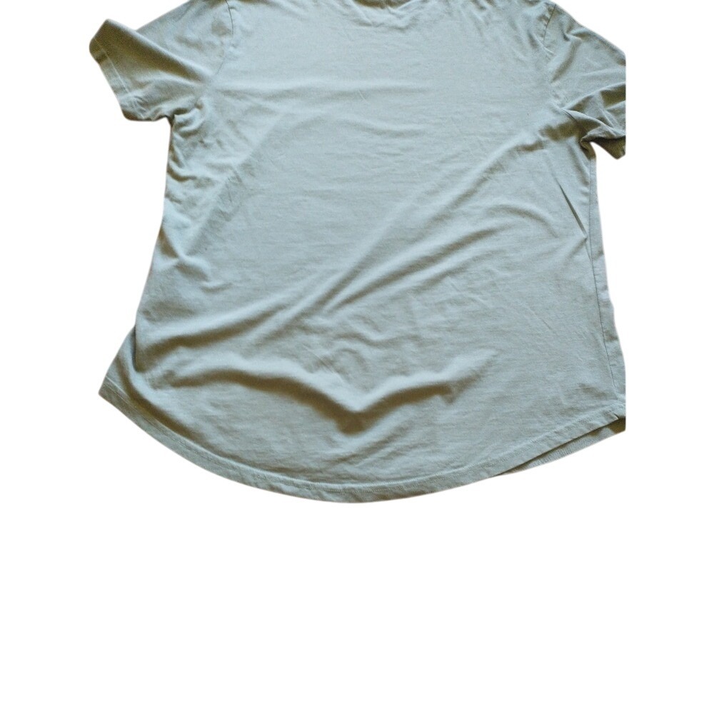 Only & Sons Mens XXL Olive Green Curved Hem Short Sleeve Crewneck T-Shirt - Picture 5 of 7